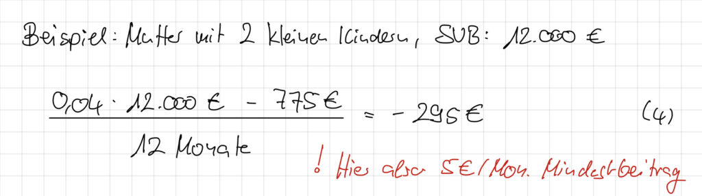 Beispiel 3 Riester-Formel